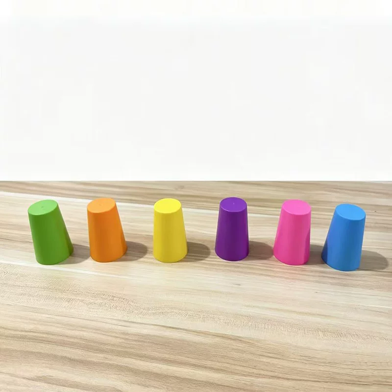跨境幼儿园互动游戏颜色专注力训练玩具儿童竞技速叠叠杯子批发