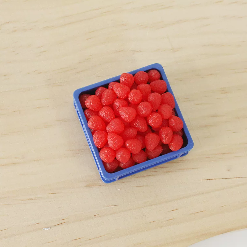 微缩食玩仿真迷你草莓diy奶油胶手机壳饰品配件趣味手工食玩材料