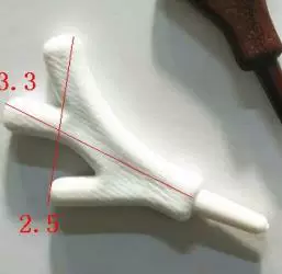 厂家直销 塑料鹿角玩具配件 圣诞雪人手 圣诞工艺DIY配件挂件