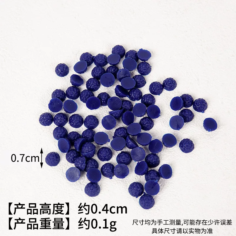 PVC仿真食玩蓝莓模型仿真水果假蓝莓桑葚食材道具DIY蛋糕装饰配件