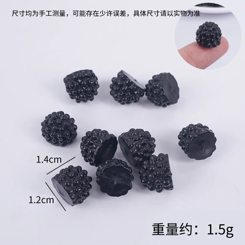 PVC仿真食玩蓝莓模型仿真水果假蓝莓桑葚食材道具DIY蛋糕装饰配件