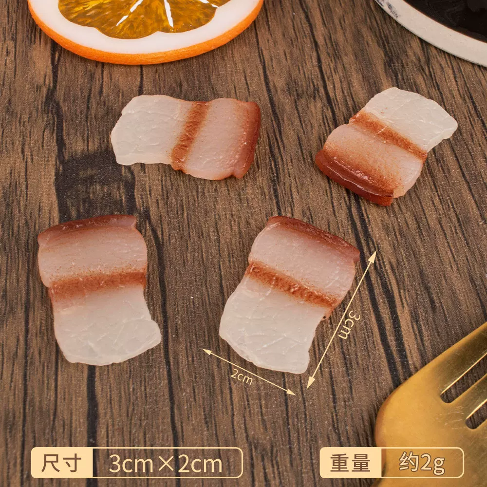 食材配件模型pvc仿真鱼红烧肉青菜微缩食玩dollhouse娃娃屋玩具