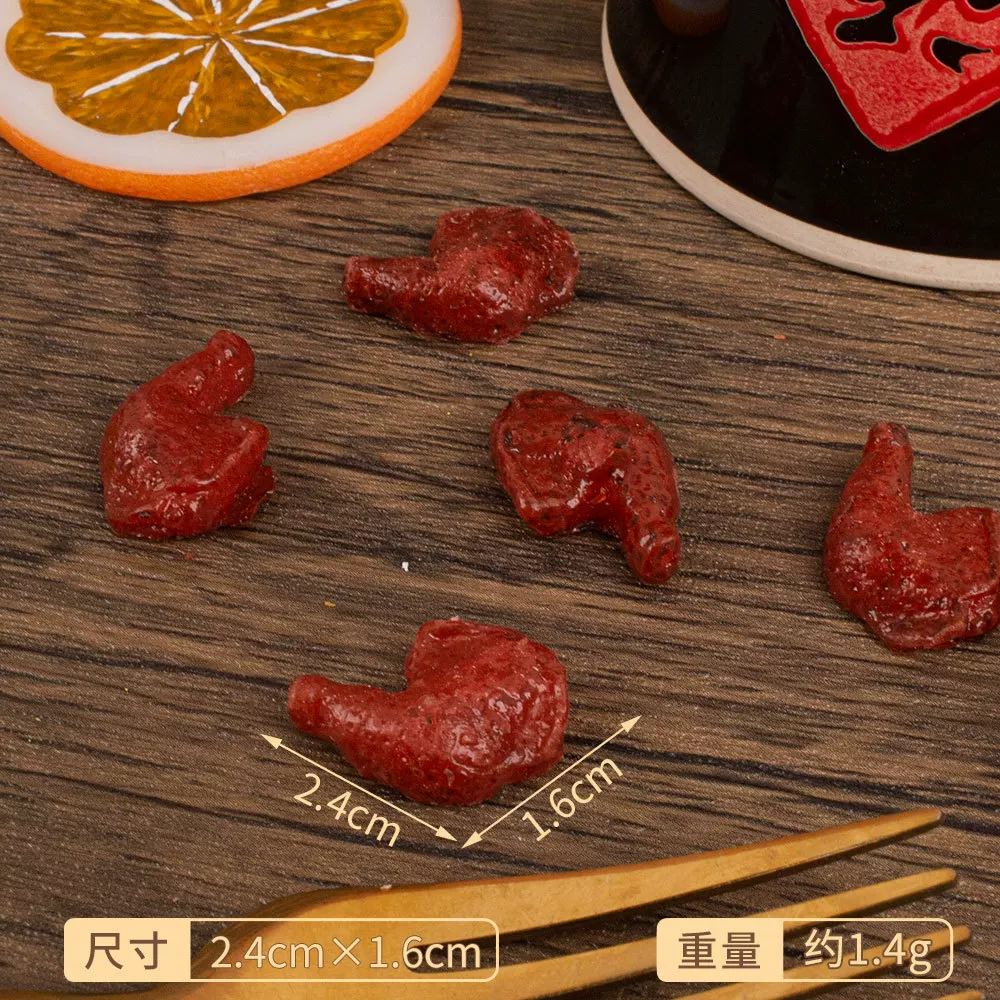 食材配件模型pvc仿真鱼红烧肉青菜微缩食玩dollhouse娃娃屋玩具