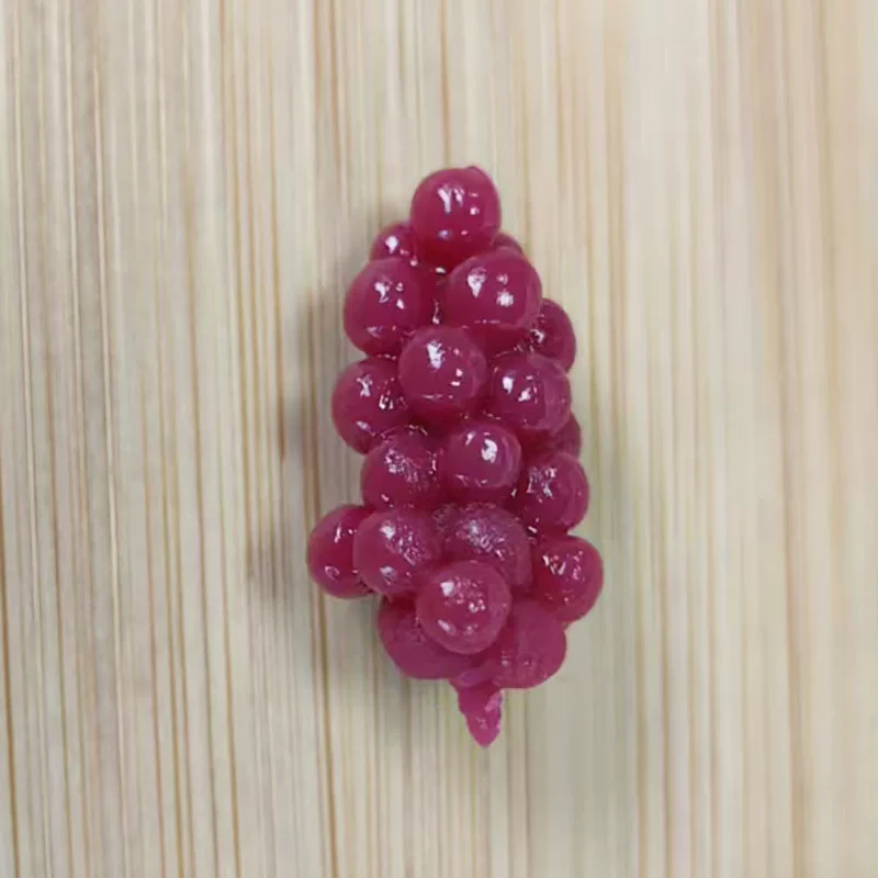 微缩食玩批发迷你仿真葡萄diy水果配件tpr软胶捏捏乐发泄玩具饰品