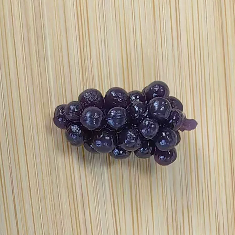 微缩食玩批发迷你仿真葡萄diy水果配件tpr软胶捏捏乐发泄玩具饰品