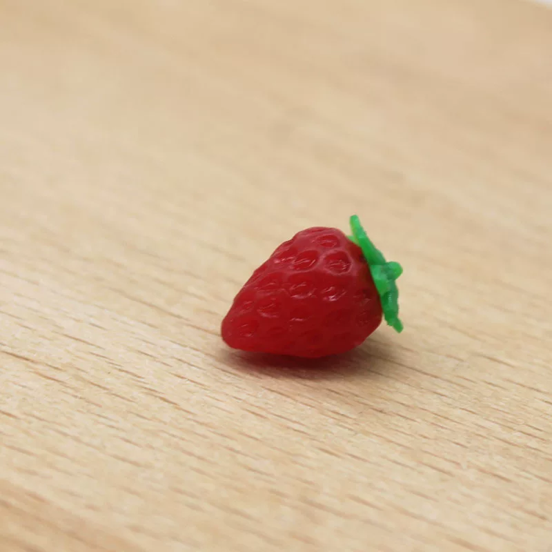 TPR迷你小草莓网红仿真果蔬捏捏乐软胶食玩发泄解压玩具工厂批发