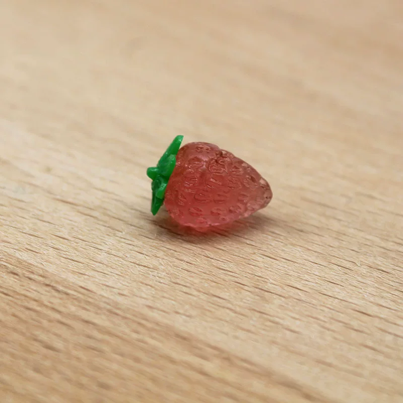 TPR迷你小草莓网红仿真果蔬捏捏乐软胶食玩发泄解压玩具工厂批发