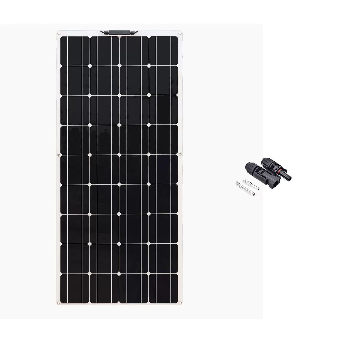 跨境专供2PCS单晶太阳能光伏板110W18V Solar panel kit 小型发电